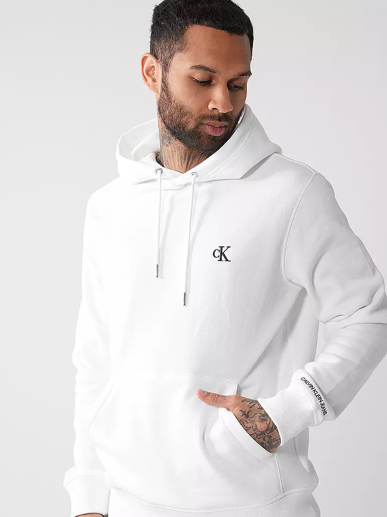 CALVIN KLEIN JEANS | Sudadera con capucha - Hoodie | Blanco