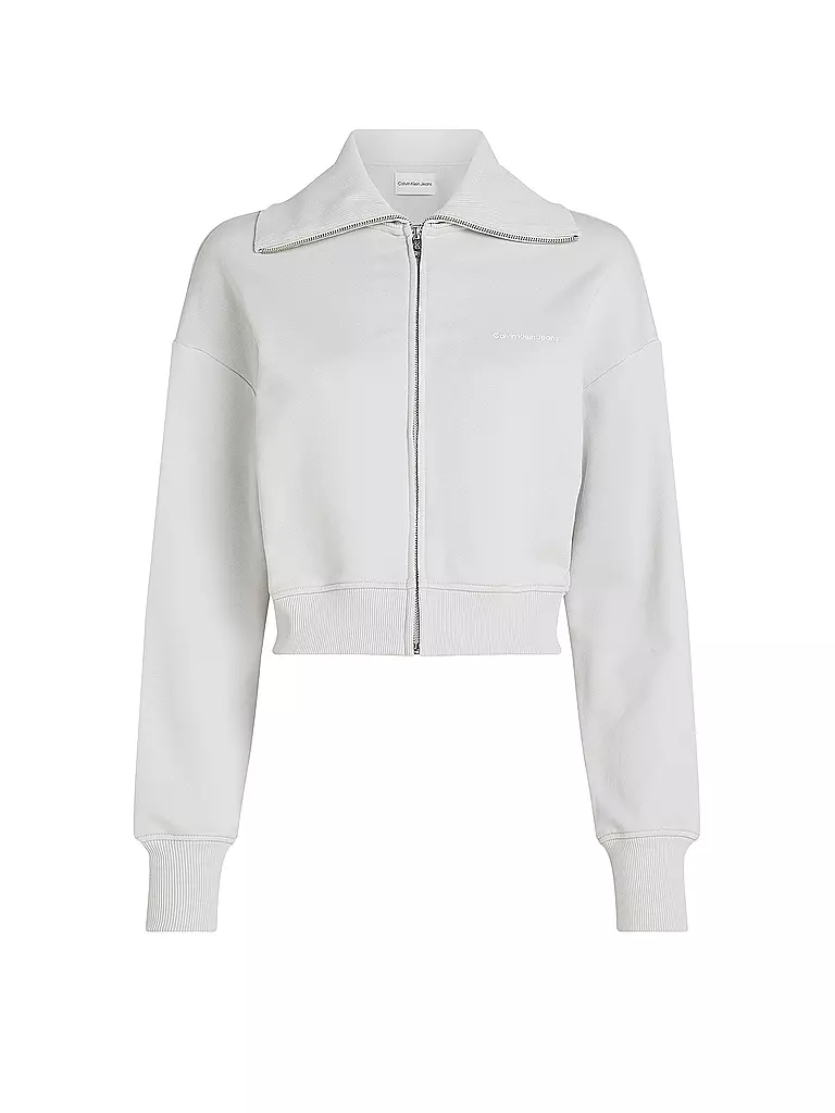 CALVIN KLEIN JEANS | Sweatjacke  | Gris claro