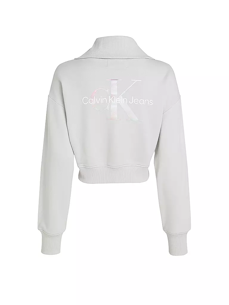 CALVIN KLEIN JEANS | Sweatjacke  | Gris claro