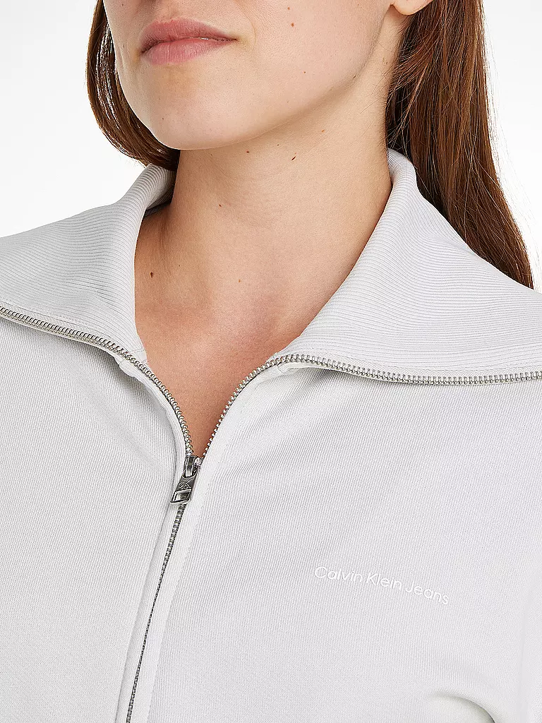 CALVIN KLEIN JEANS | Sweatjacke  | Gris claro