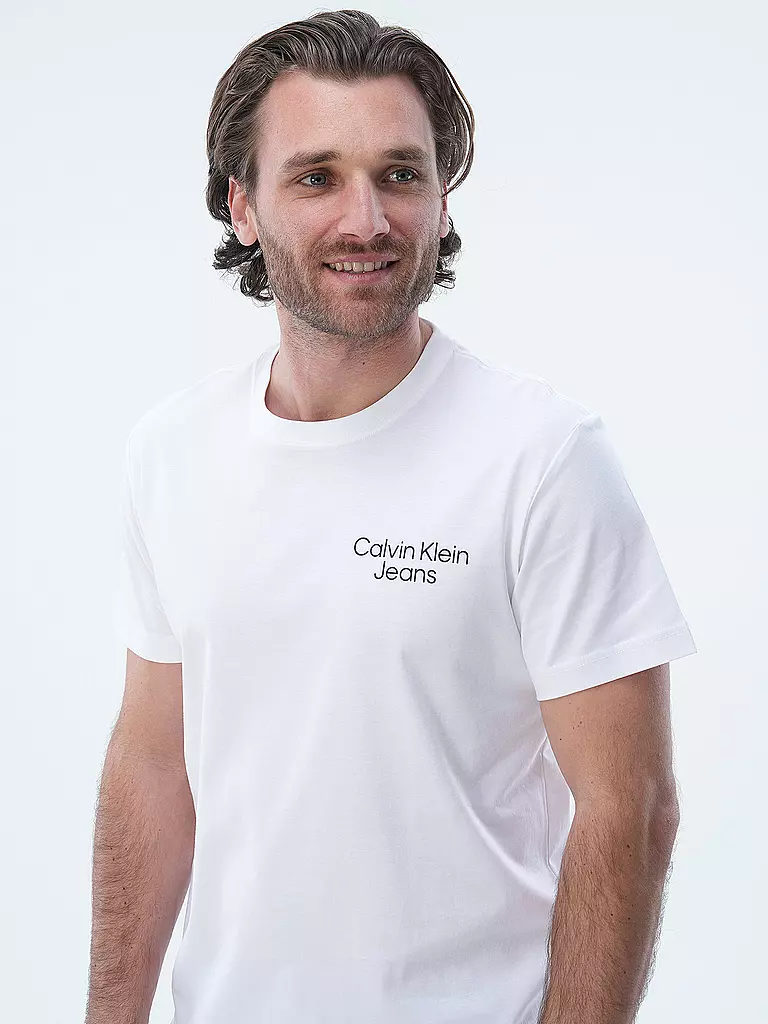 CALVIN KLEIN JEANS | T-Shirt  | Blanco