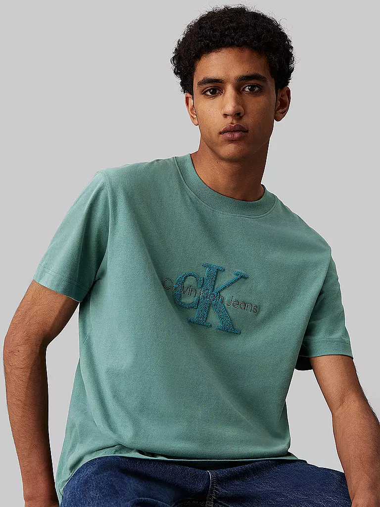 CALVIN KLEIN JEANS | T-Shirt | Petróleo