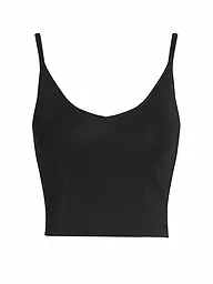 CALVIN KLEIN JEANS | Top Cropped Ajustado | Negro