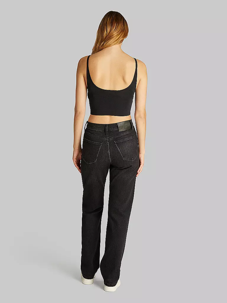 CALVIN KLEIN JEANS | Top Cropped Ajustado | 