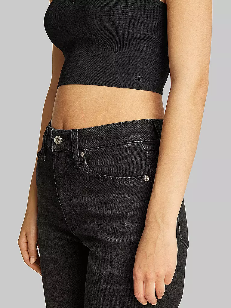 CALVIN KLEIN JEANS | Top Cropped Ajustado | 