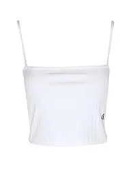 CALVIN KLEIN JEANS | Top Cropped Fit  | Blanco