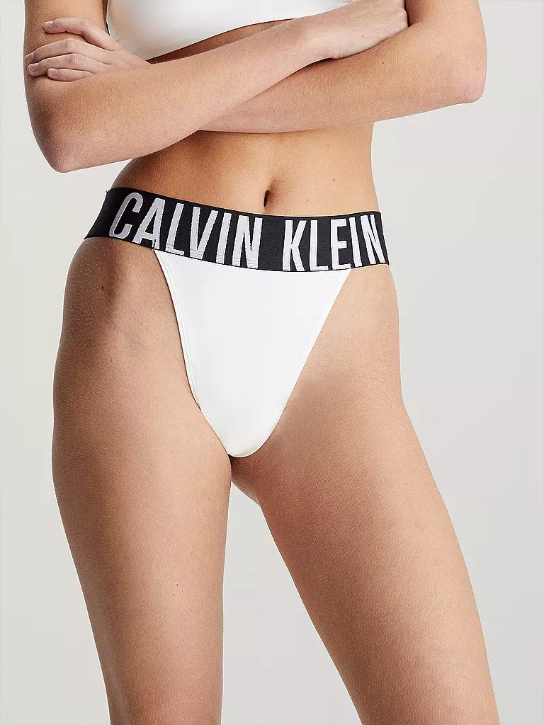 CALVIN KLEIN | Bikinihose - String | Blanco