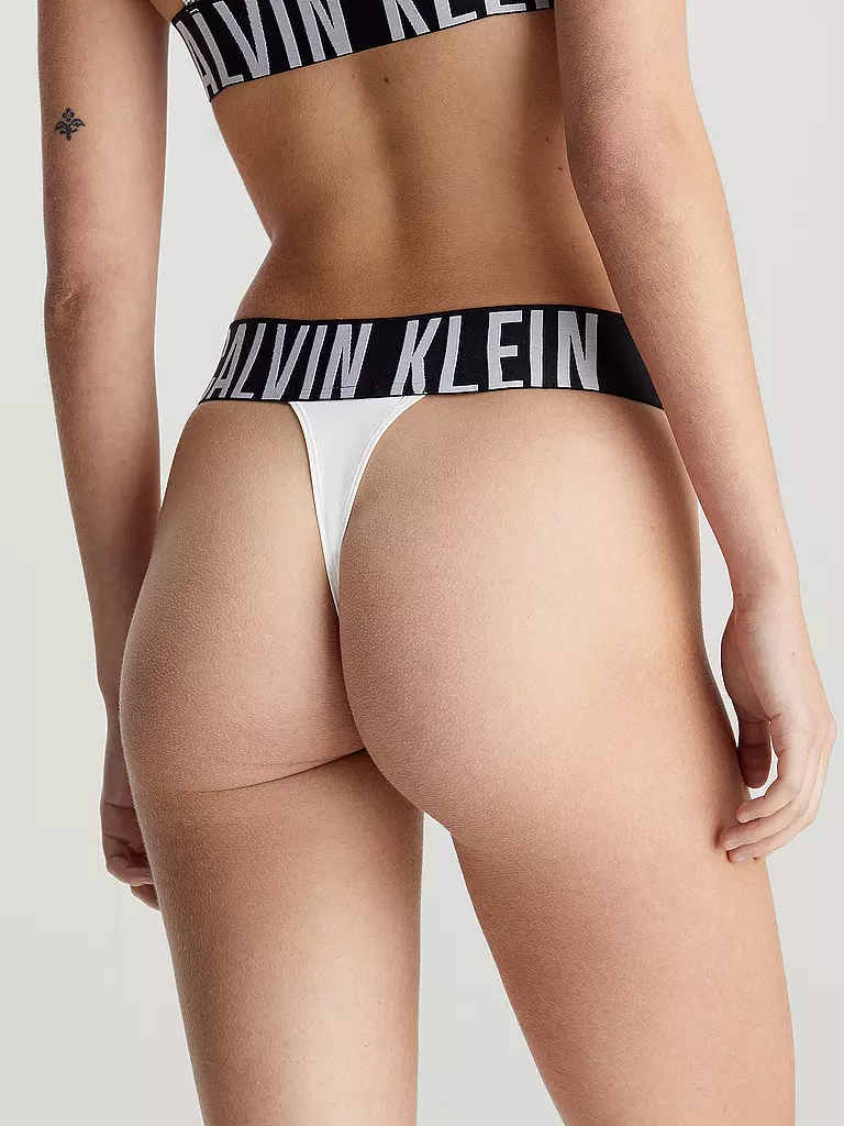 CALVIN KLEIN | Bikinihose - String | Blanco