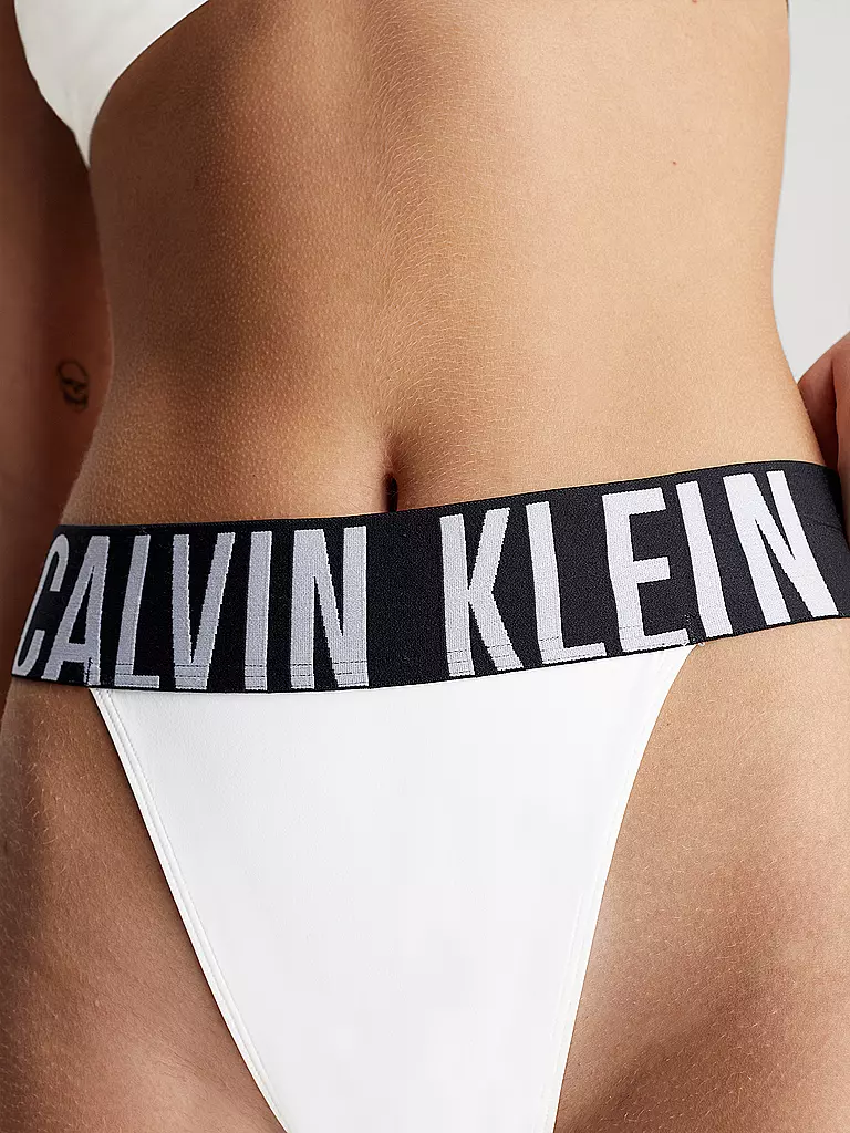 CALVIN KLEIN | Bikinihose - String | Blanco