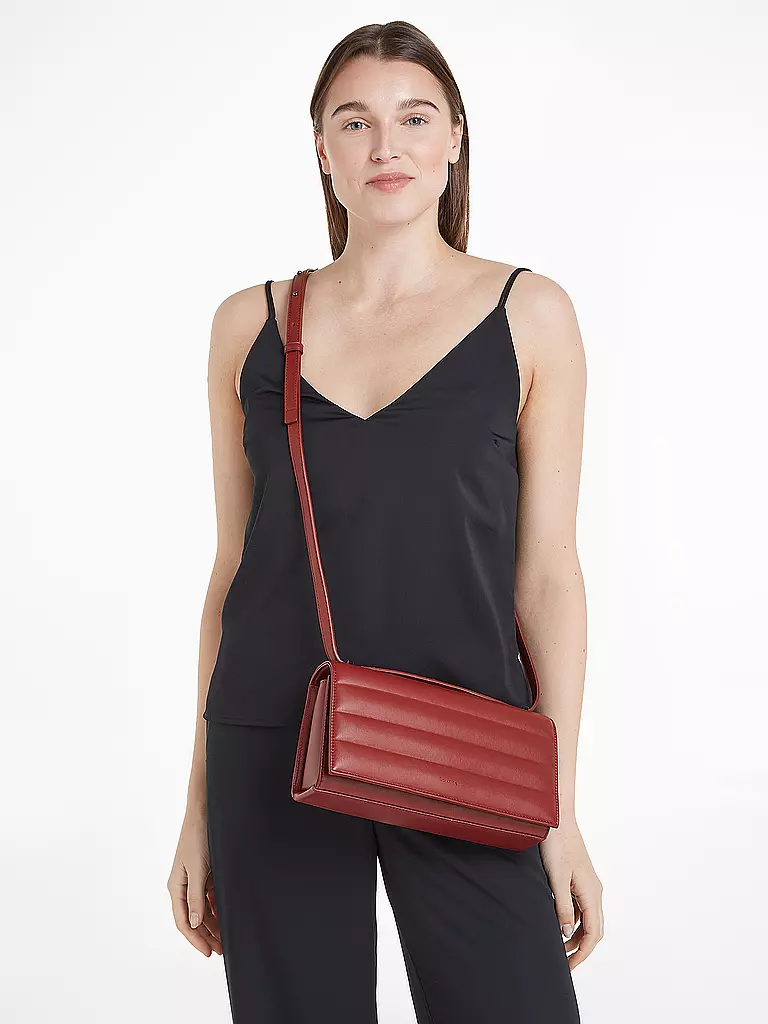 CALVIN KLEIN | Bolso - Mini Bolso QUILT | Rojo