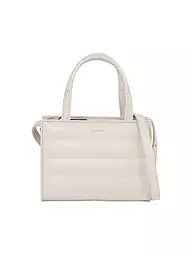 CALVIN KLEIN | Bolso - Mini Tote Bag QUILT | Crema