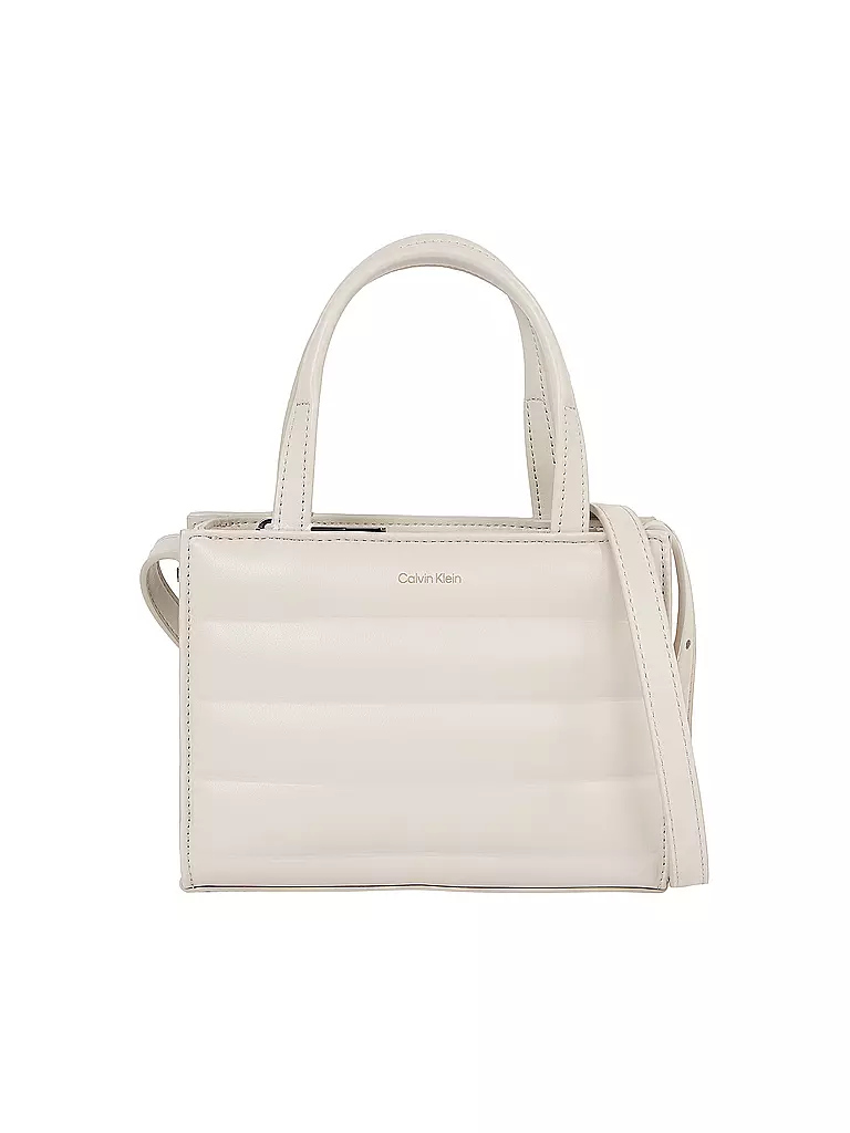 CALVIN KLEIN | Bolso - Mini Tote Bag QUILT | Crema