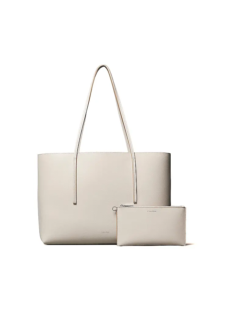 CALVIN KLEIN | Bolso - Tote Bag FOIL | Crema
