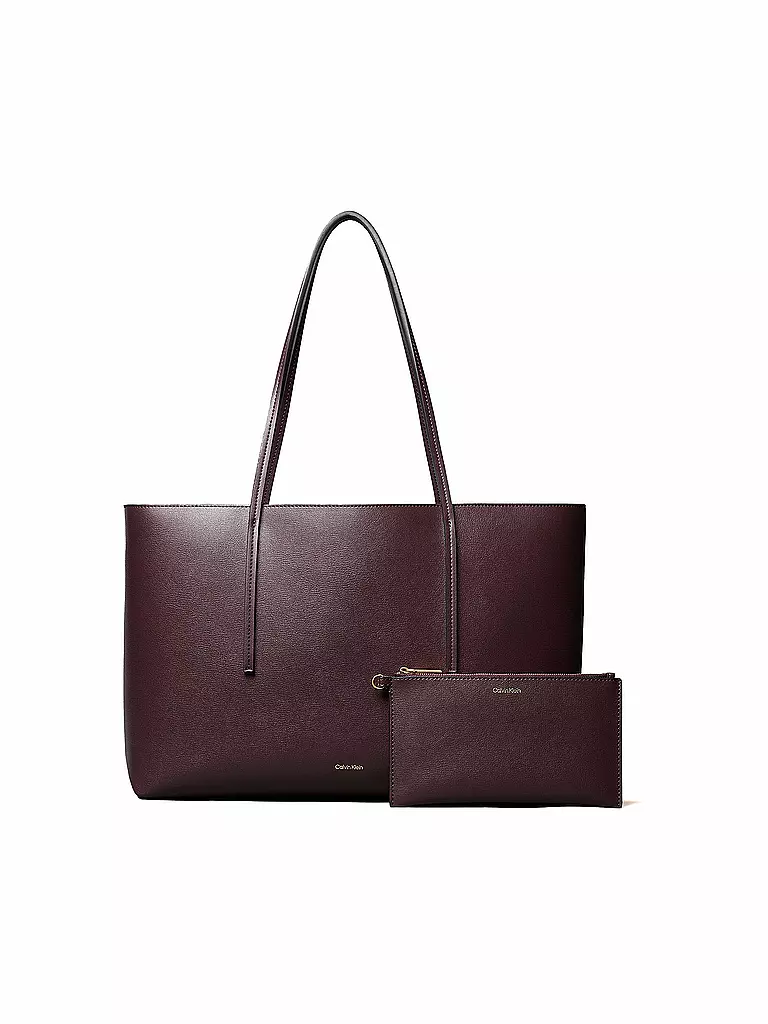 CALVIN KLEIN | Bolso - Tote Bag FOIL | Rojo oscuro