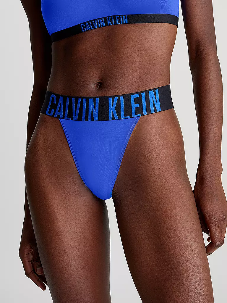 CALVIN KLEIN | Braga de bikini - Tanga | Azul