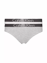 CALVIN KLEIN | Bragas para niña, paquete de 2, Customized Stretch, gris blanco | Gris