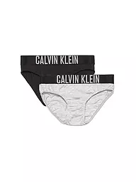 CALVIN KLEIN | Bragas para niña Pkg de 2 Intense Power Grey Black | Gris