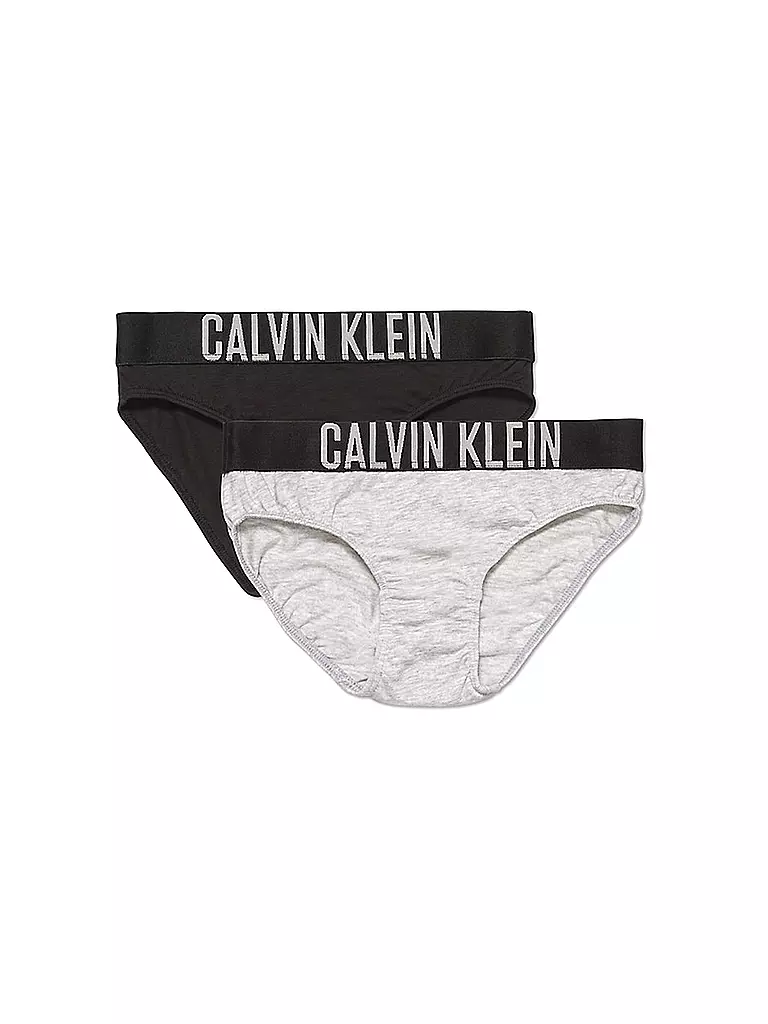 CALVIN KLEIN | Bragas para niña Pkg de 2 Intense Power Grey Black | Gris