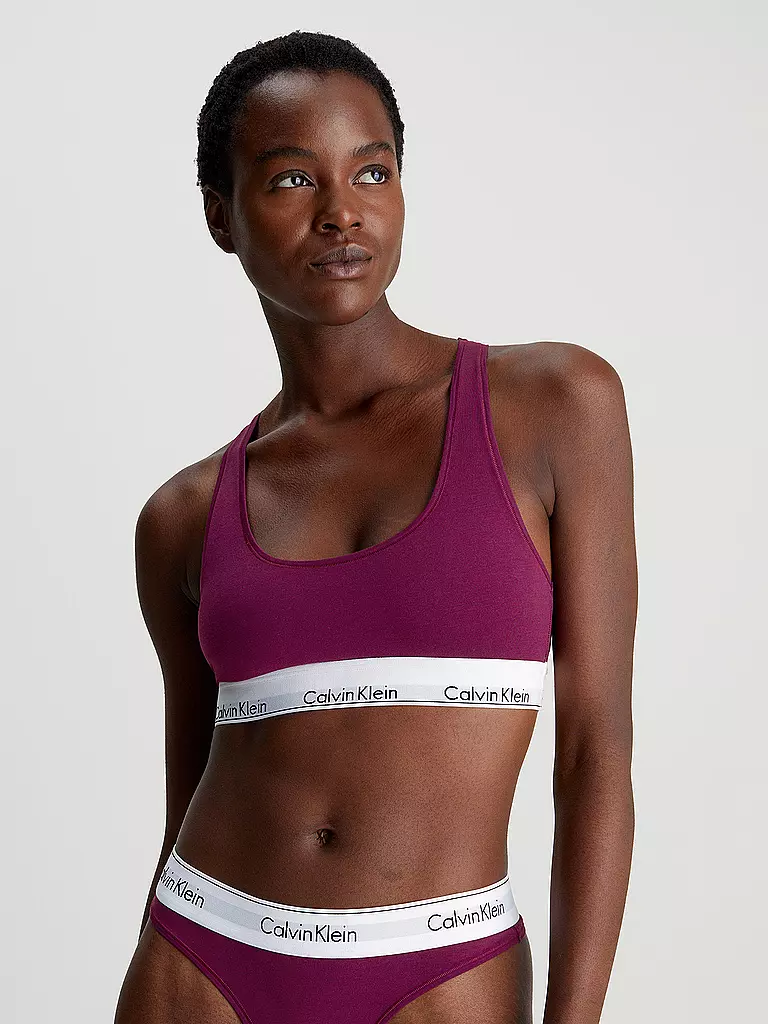 CALVIN KLEIN | Bralette - Bustier MODERN COTTON purple | Baya