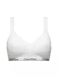 CALVIN KLEIN | Bustier "Bralette - Modern Cotton" (Weiss) | Blanco