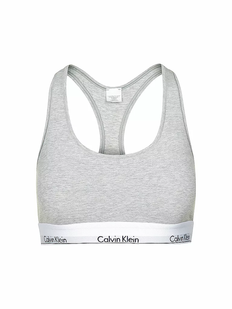 CALVIN KLEIN | Bustier "Bralette - Modern Cotton" | Gris