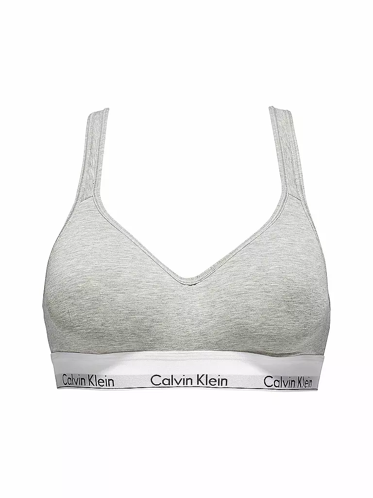 CALVIN KLEIN | Bustier "Bralette - Modern Cotton" | Gris
