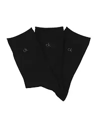 CALVIN KLEIN | Calcetines, paquete de 3, blanco / gris jaspeado / negro | Negro