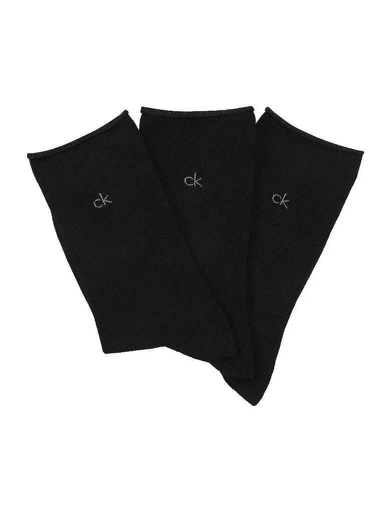 CALVIN KLEIN | Calcetines, paquete de 3, negro | Negro