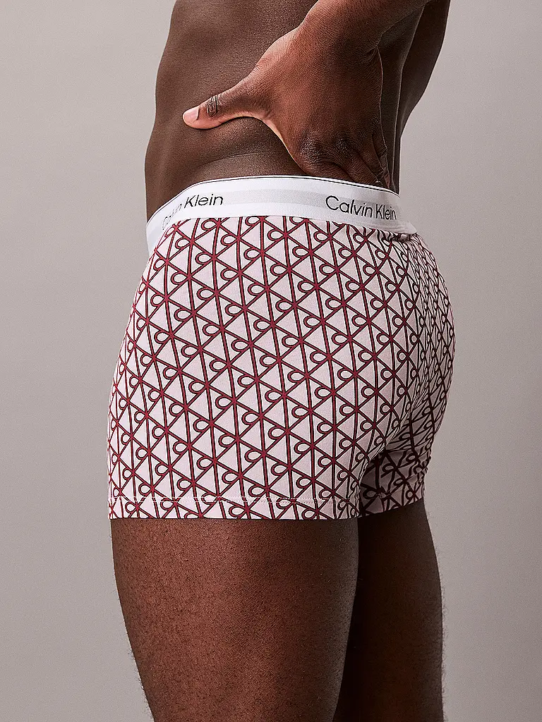 CALVIN KLEIN | Calzoncillos paquete de 3 rosa | Rojo