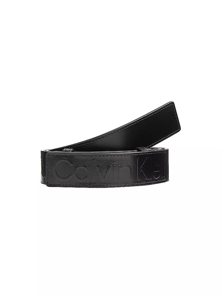 CALVIN KLEIN | Cinturón de cuero | Negro