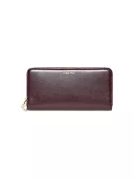 CALVIN KLEIN | Geldbörse CK PULLER Large | Rojo oscuro