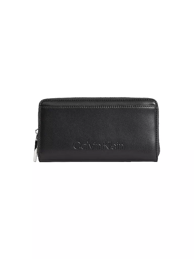CALVIN KLEIN | Geldbörse EMBOSSED Large  | Negro