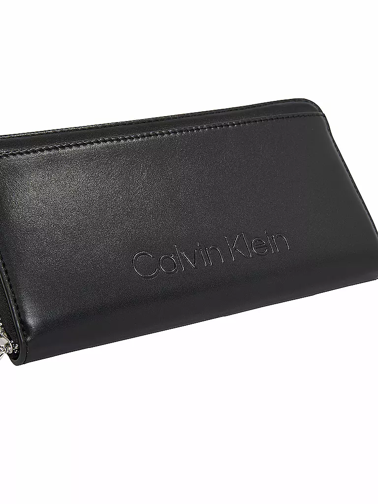 CALVIN KLEIN | Geldbörse EMBOSSED Large  | Negro
