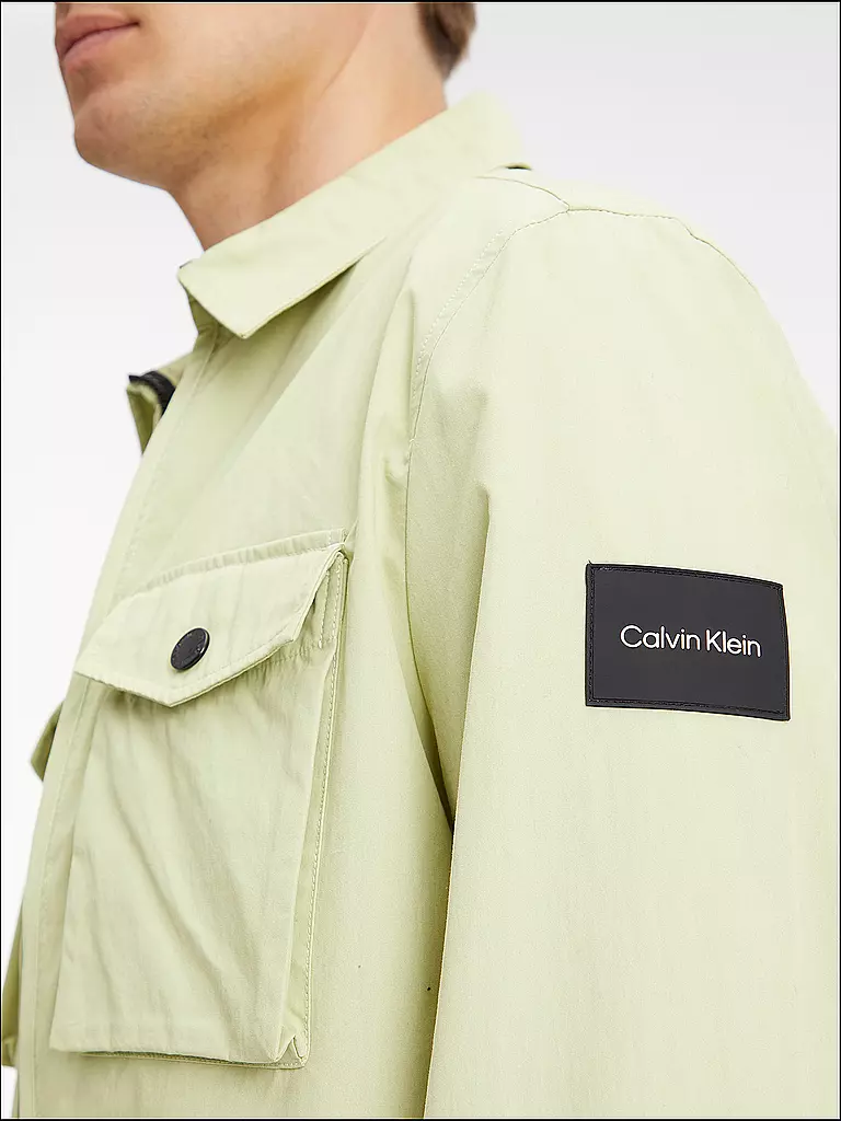 CALVIN KLEIN | Jacke - Overshirt | Verde claro