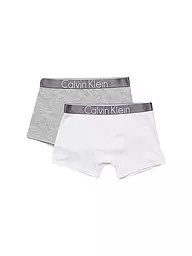 CALVIN KLEIN | Jungen Pants 2er Pkg Customized Stretch grey black | Blanco