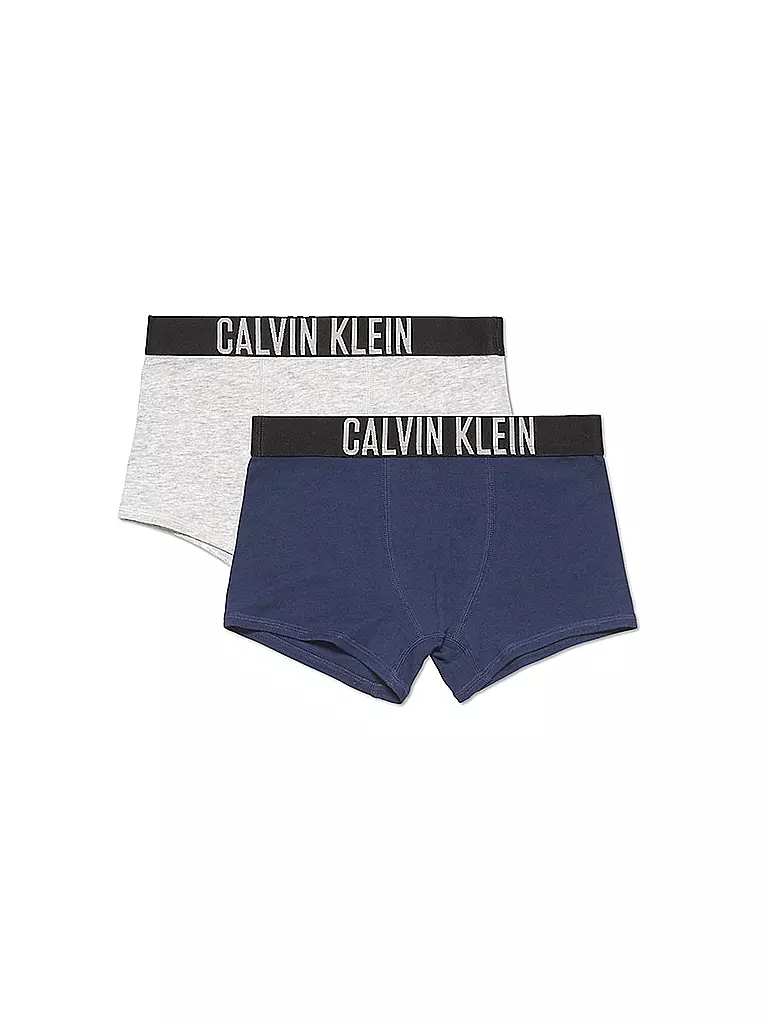 CALVIN KLEIN | Jungen Pants 2er Pkg Intense Power grey dark blue | Gris