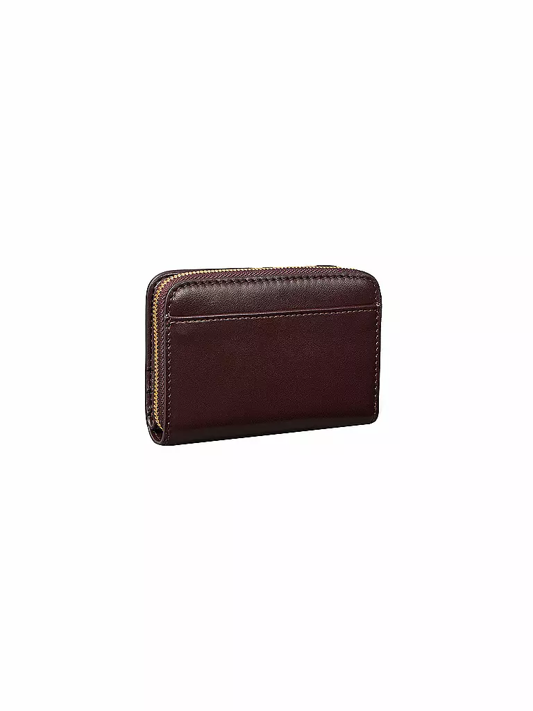 CALVIN KLEIN | Monedero CK PULLER Medium | Rojo oscuro