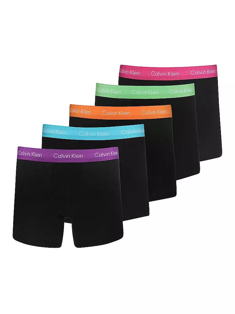 CALVIN KLEIN | Pants 5er Pkg black | Negro