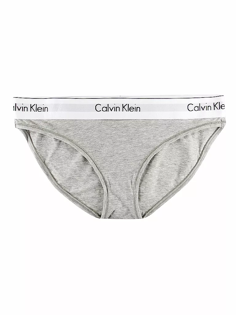 CALVIN KLEIN | Slip "Modern Cotton" gris jaspeado | Gris