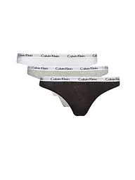 CALVIN KLEIN | Slip 3-er Pkg. black | Negro