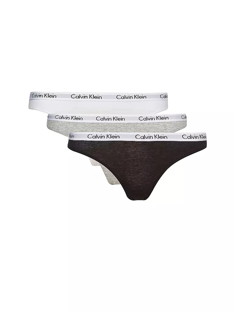 CALVIN KLEIN | Slip 3-er Pkg. black | Negro