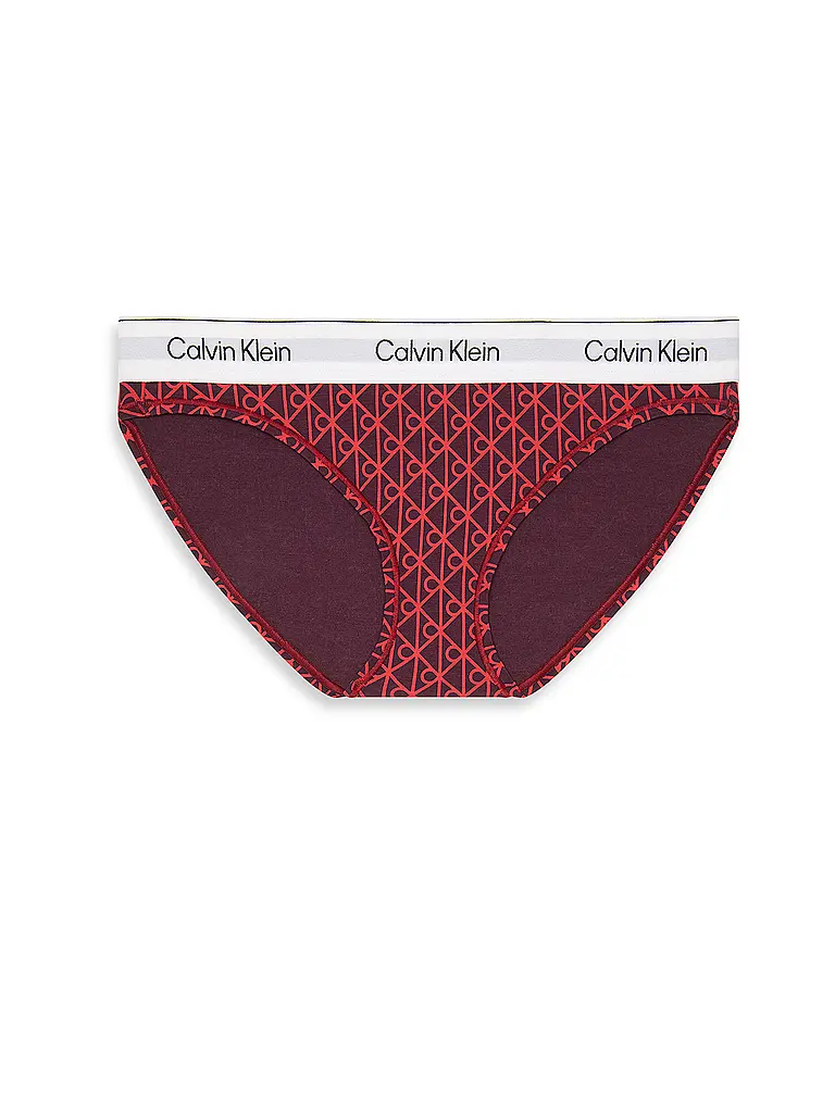 CALVIN KLEIN | Slip morado | Rojo oscuro
