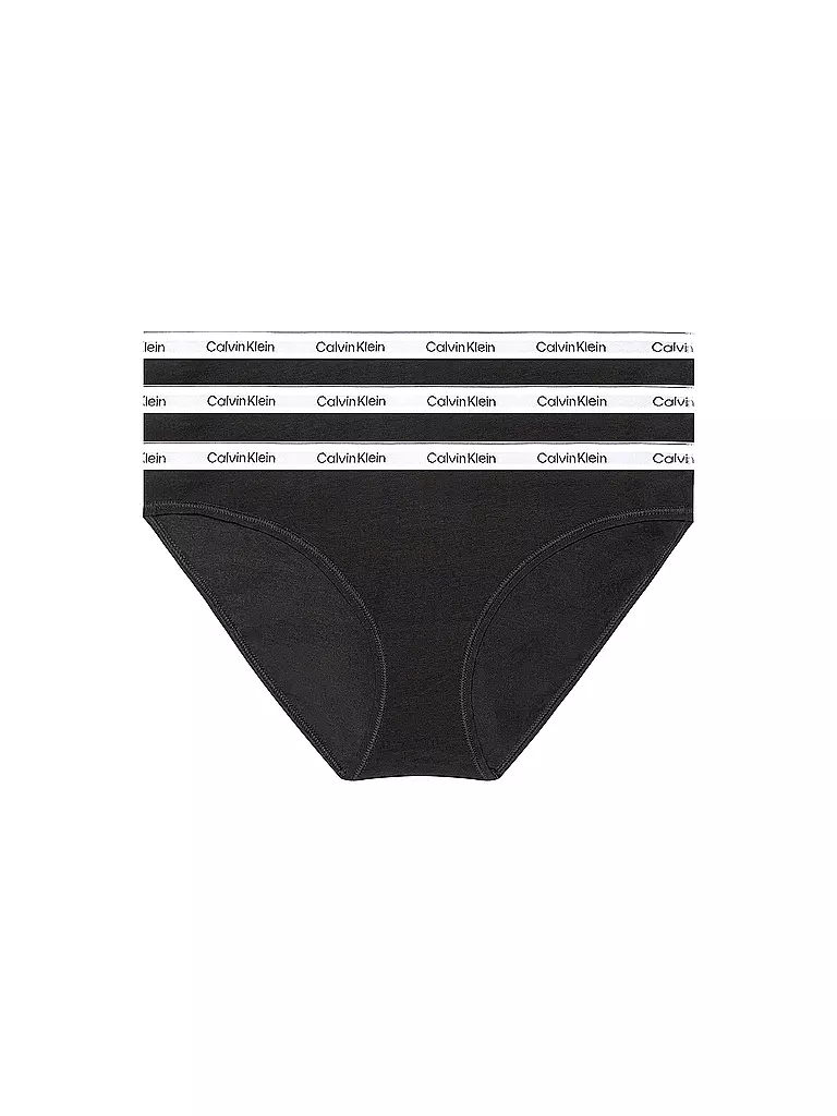 CALVIN KLEIN | Slips Paquete de 3 negro | Negro