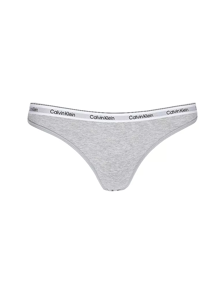 CALVIN KLEIN | String 3er Pack multi | Gris claro
