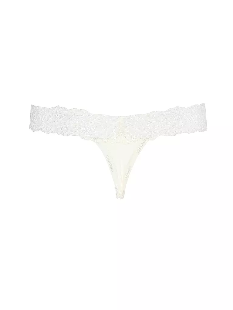 CALVIN KLEIN | String blanco | Crema
