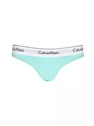 CALVIN KLEIN | String MODERN COTTON black | Azul claro