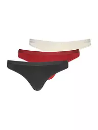 CALVIN KLEIN | String Paquete de 3 Multi | Negro