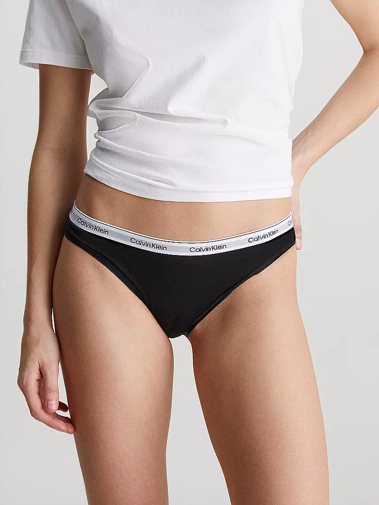 CALVIN KLEIN | String Paquete de 3 multi | Negro