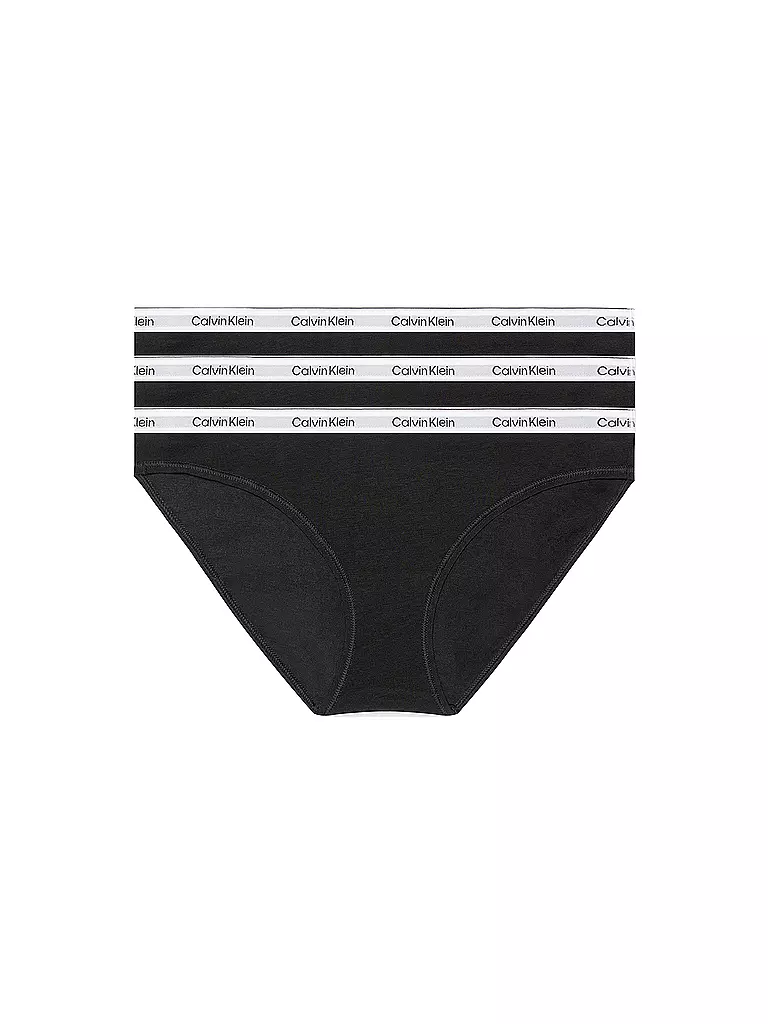 CALVIN KLEIN | String Paquete de 3 multi | Negro
