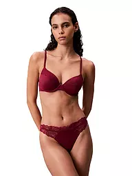 CALVIN KLEIN | String rojo | Rojo oscuro